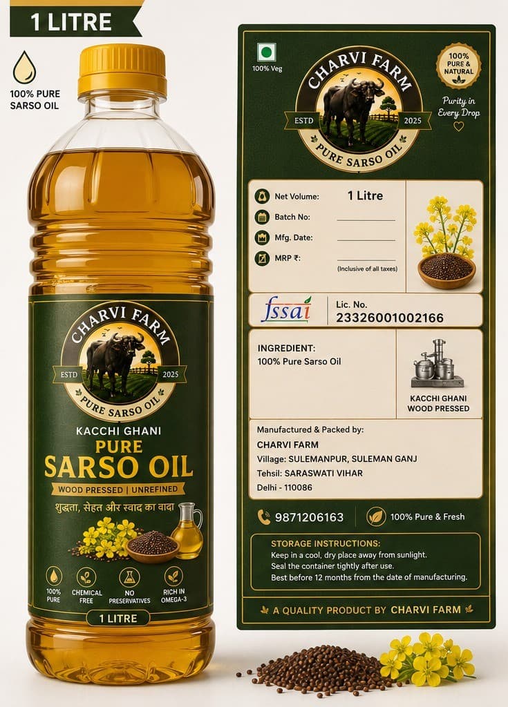 Pure Sarso Oil